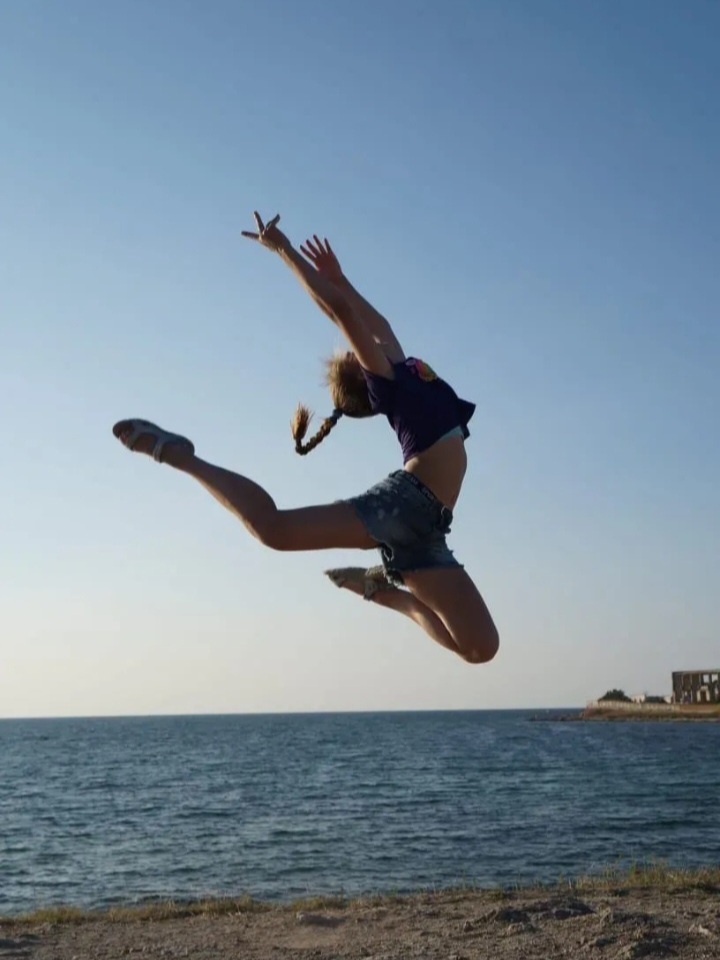 Моя старшая внучка несколько лет назад. Фото её мамы Наташи