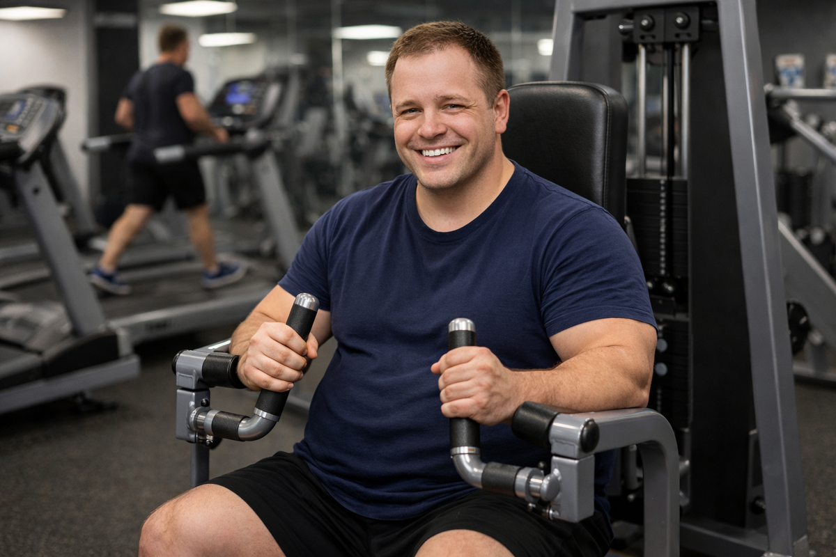 Постепенно Петр стал накачивать мышцы и терять жир. Его либидо и здоровье стали улучшаться!