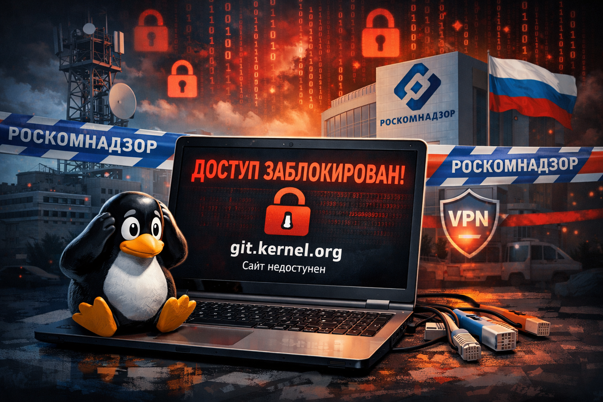 Роскомнадзор ограничил доступ к git.kernel.org — разработчики жалуются на проблемы с обновлением Linux