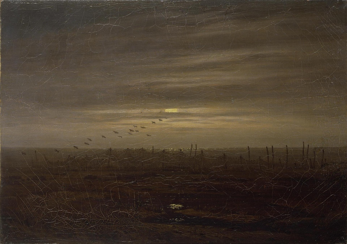 Каспар Давид Фридрих. Берег моря (Сети)