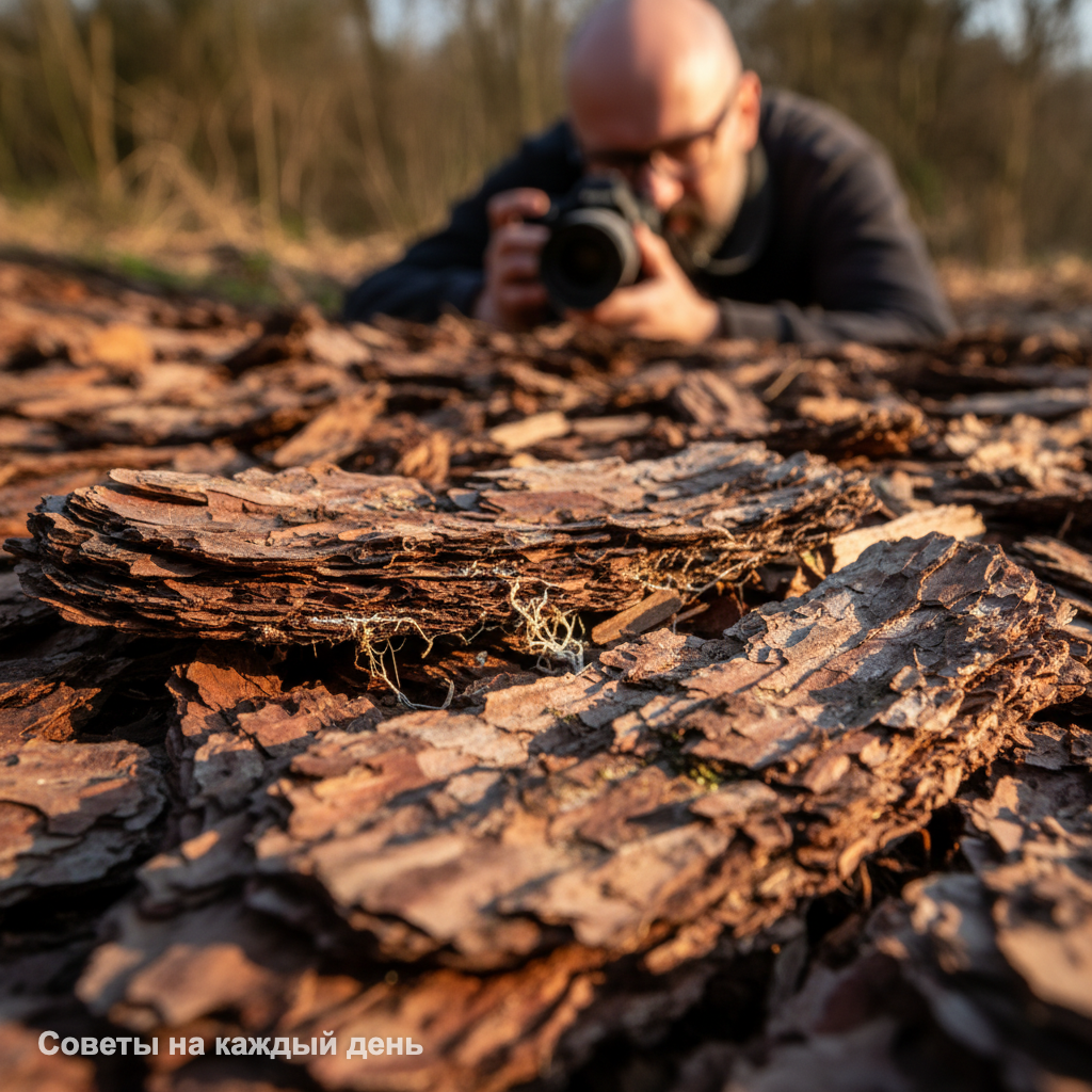 Натуральная мульча - это не только декор, но и бесплатная защита вашего сада от засухи.