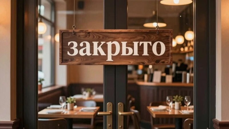     Табличка "Закрыто". Закрытие Алиса AI/Altapress.ru