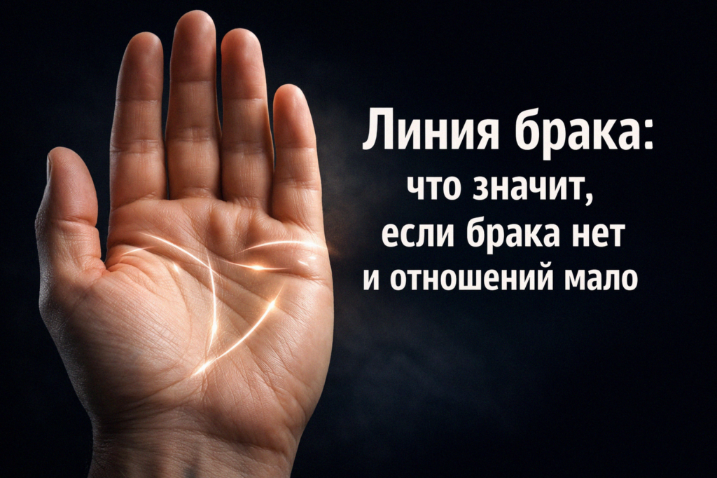    Линия брака и её интерпретация в хиромантии admin