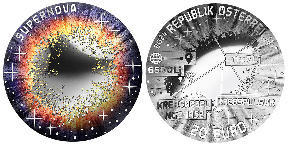 Австрия 20 евро 2024