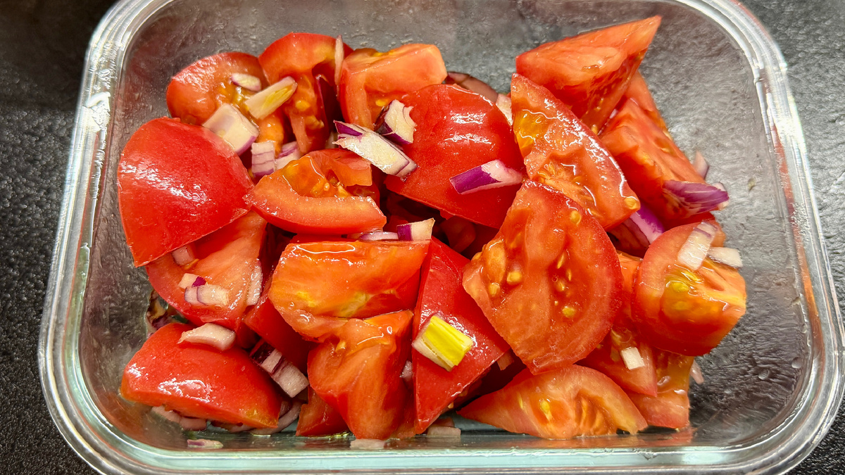 В процессе приготовления. Фото автора