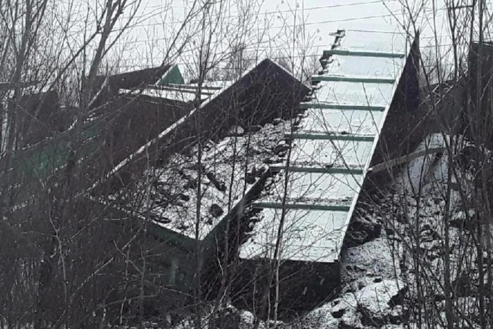    Два пассажирских поезда задерживаются в Амурской области из-за схода вагонов. Фото: Восточно-сибирская транспортная прокуратура