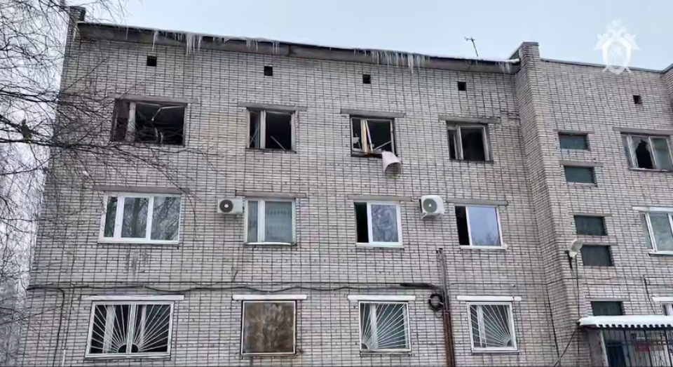    Обрушение здания военной полиции в Ленобласти. Источник: Следком РФ