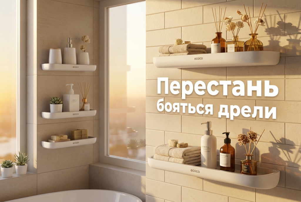    kak-povesit-polku-bez-dreli-i-ne-boyatsya-remonta ecoco