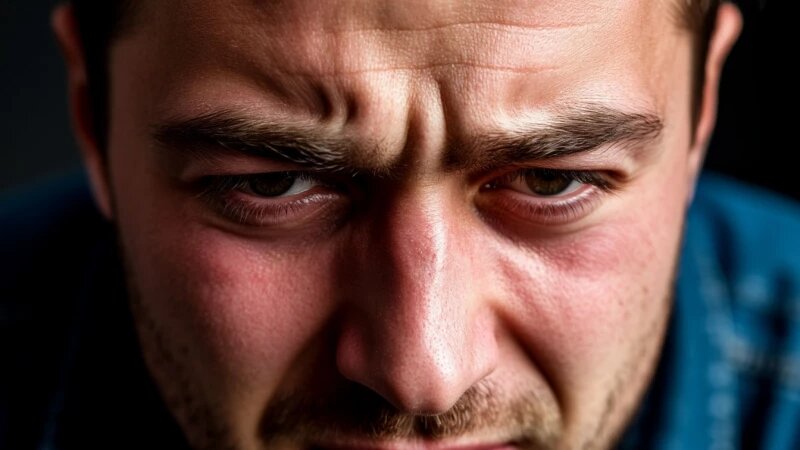     Мужчина плачет. Мужчина. Слезы. shedevrum.ai