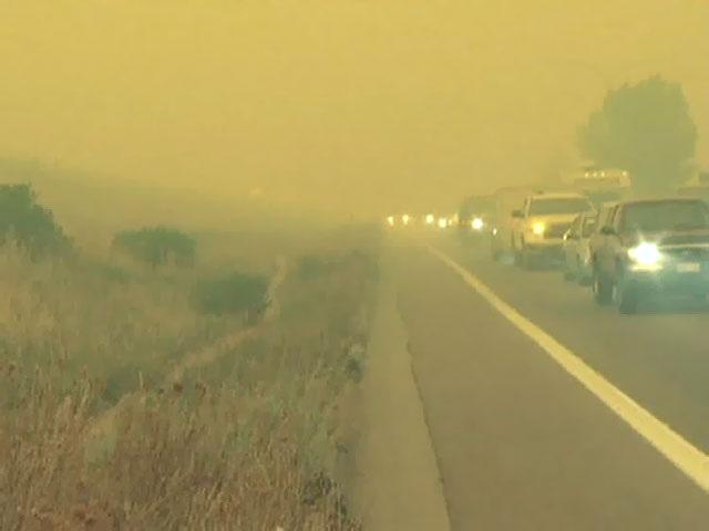    США, Колорадо. Лесные пожары 1