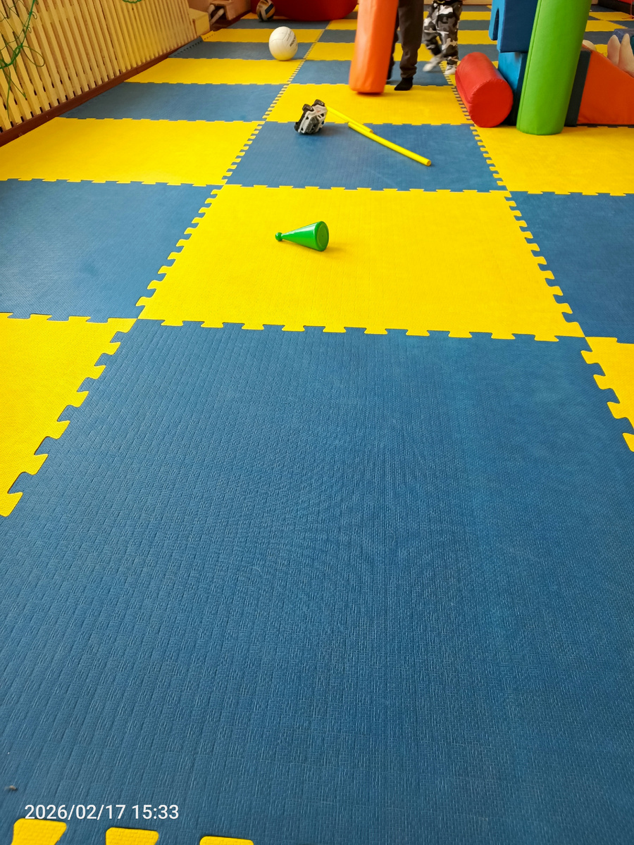 После сна вывела детишек в спортзал, ор стоит просто жесть...