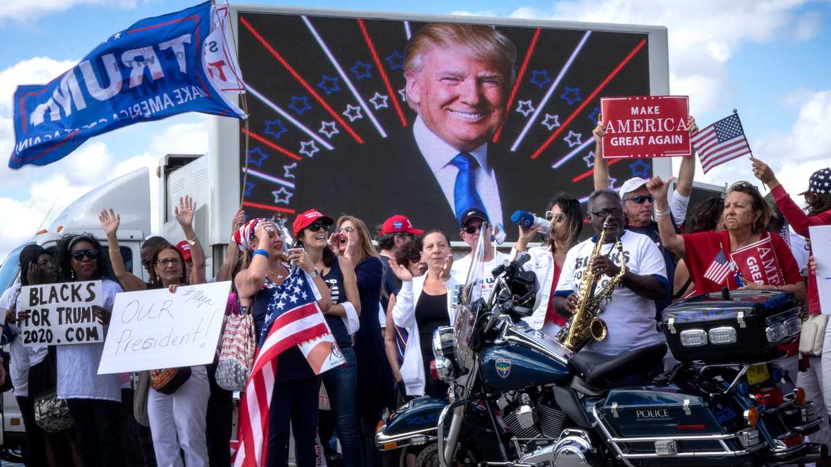    США, Флорида. Митинг сторонников Трампа (ЕРА)