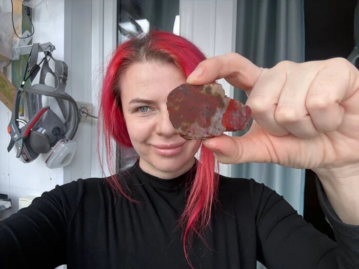 Самый крутой образец из всего распила.