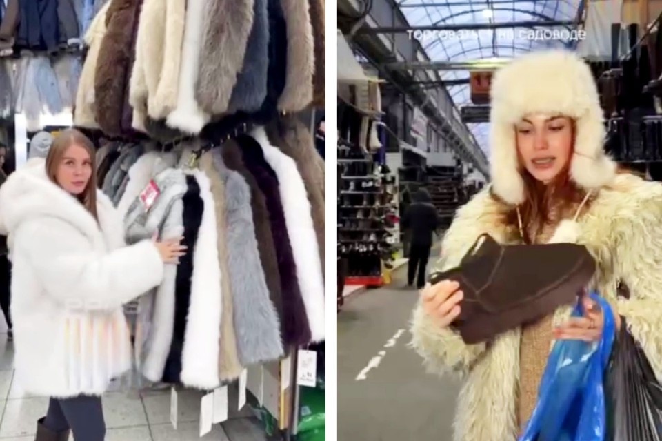    Рилсы и сторисы гламурных див полнятся роликами увлекательных закупов на базарах Кадр видео