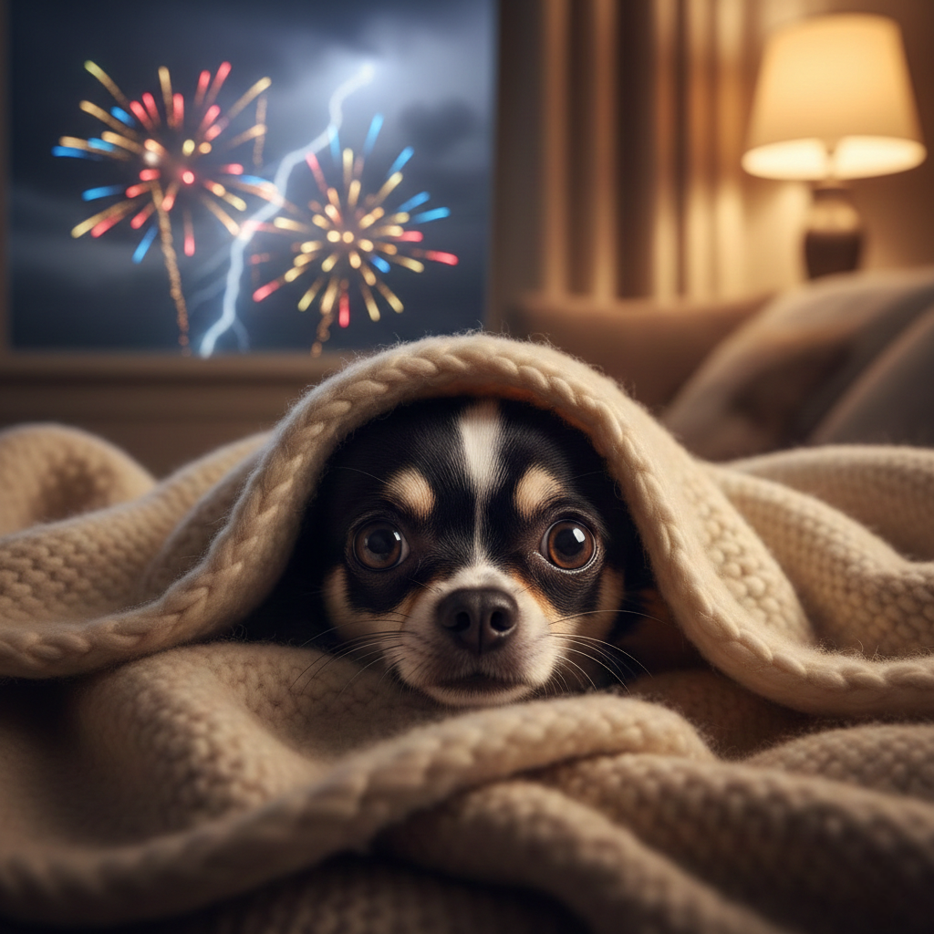 Почему собака боится громких звуков: ремонт, гроза, салюты. Как помочь питомцу пережить перфоратор соседей, фейерверки и раскаты грома. Советы кинологов, этологов и личный опыт владельцев чихуахуа. Читайте в блоге «Жизнь с лапками».