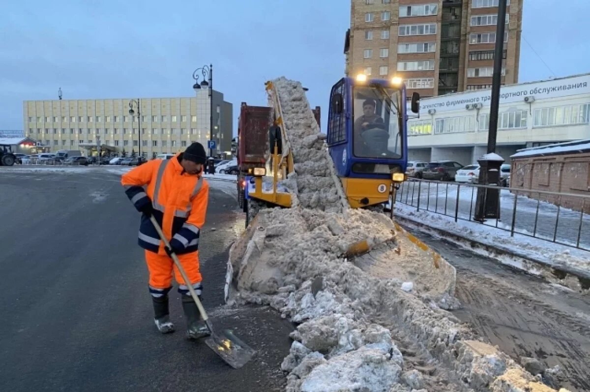    За зиму из Тюмени вывезли 2,8 млн кубометров снега