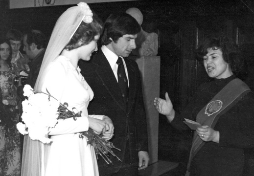 14 мая 1976 года. Бракосочетание Валерия Харламова и Ирины Смирновой