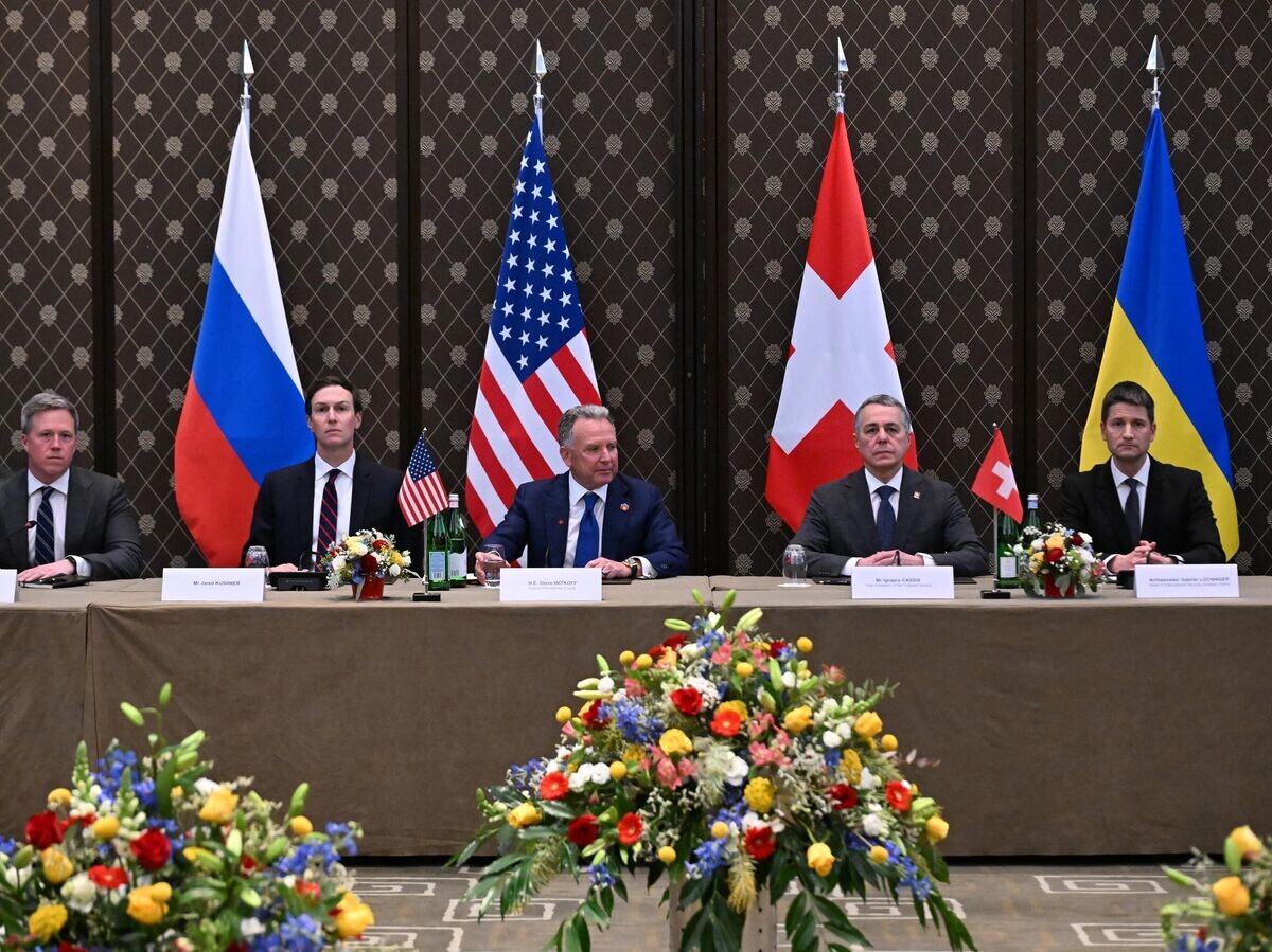    Трехсторонние переговоры РФ, США и Украины в Женеве | © РИА Новости / Екатерина Чеснокова