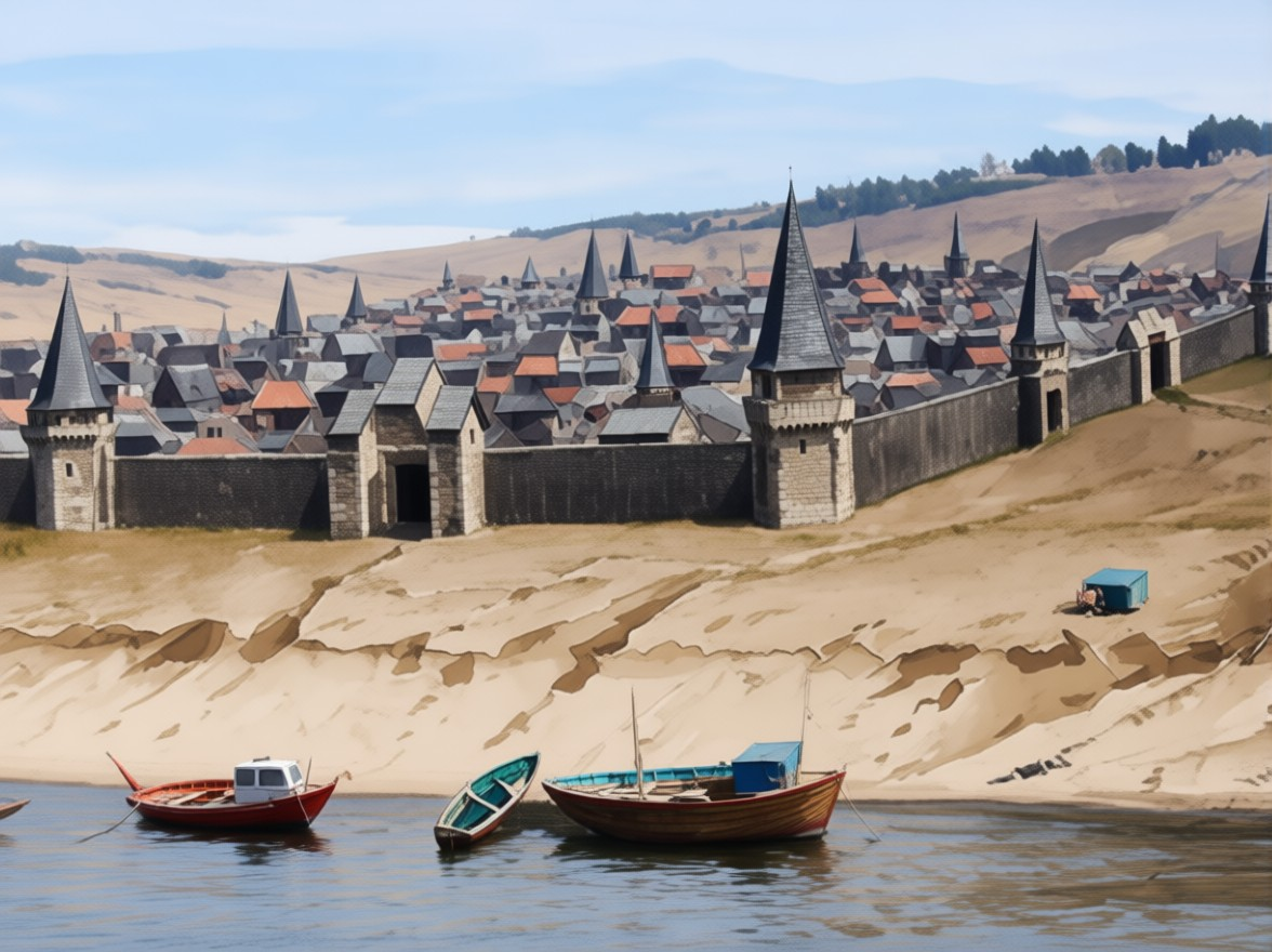 Ставрополь на Волге 1737 год. Реставрация рисунка.