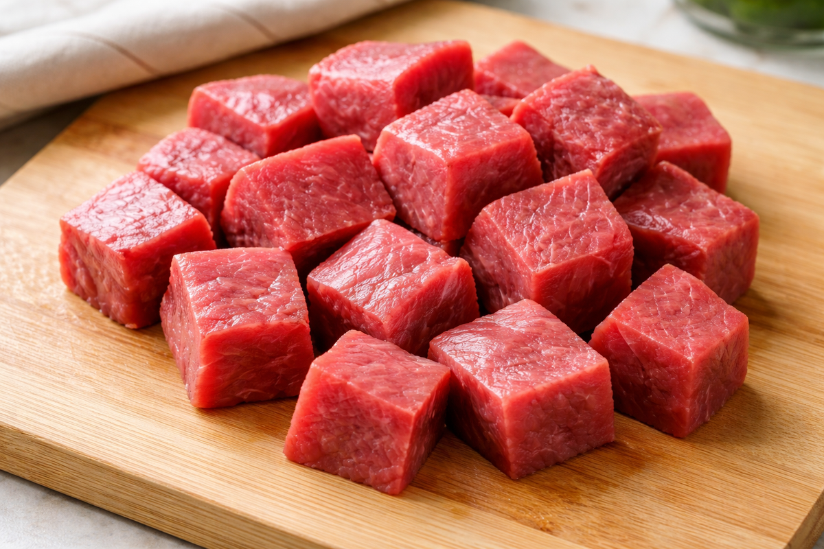 Кусочки говядины