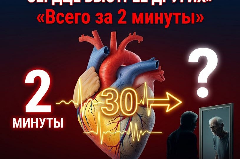 Проверьте скорость старения вашего сердца. Всего за 2 минуты