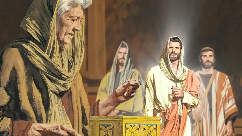 Вдова вносит лепту. Маленькую, но больше всех