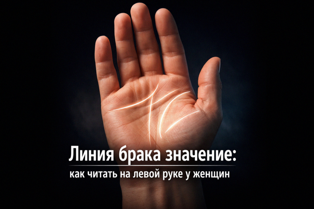    Как определить значение линии брака admin