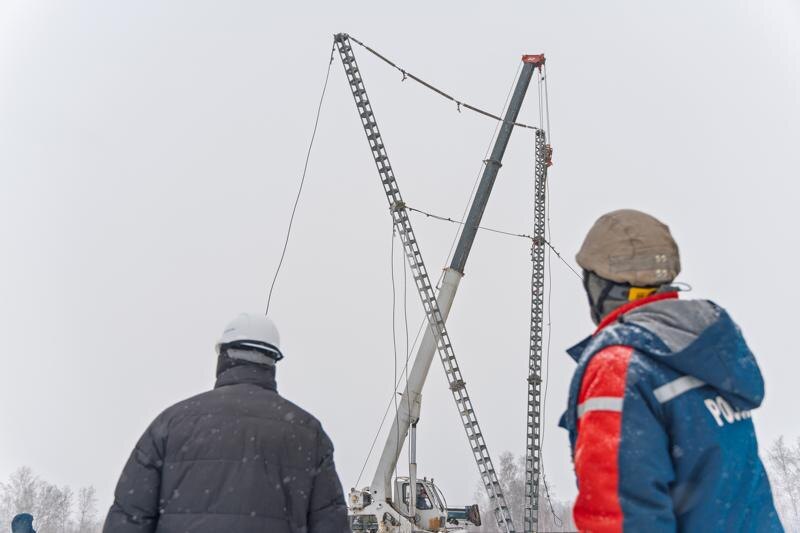    Энергетики на учениях