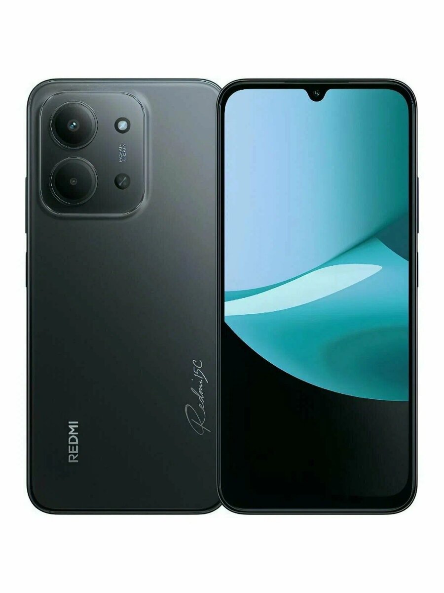 Смартфон Xiaomi Redmi 15C 8/256ГБ, Dual nano SIM, Чёрный