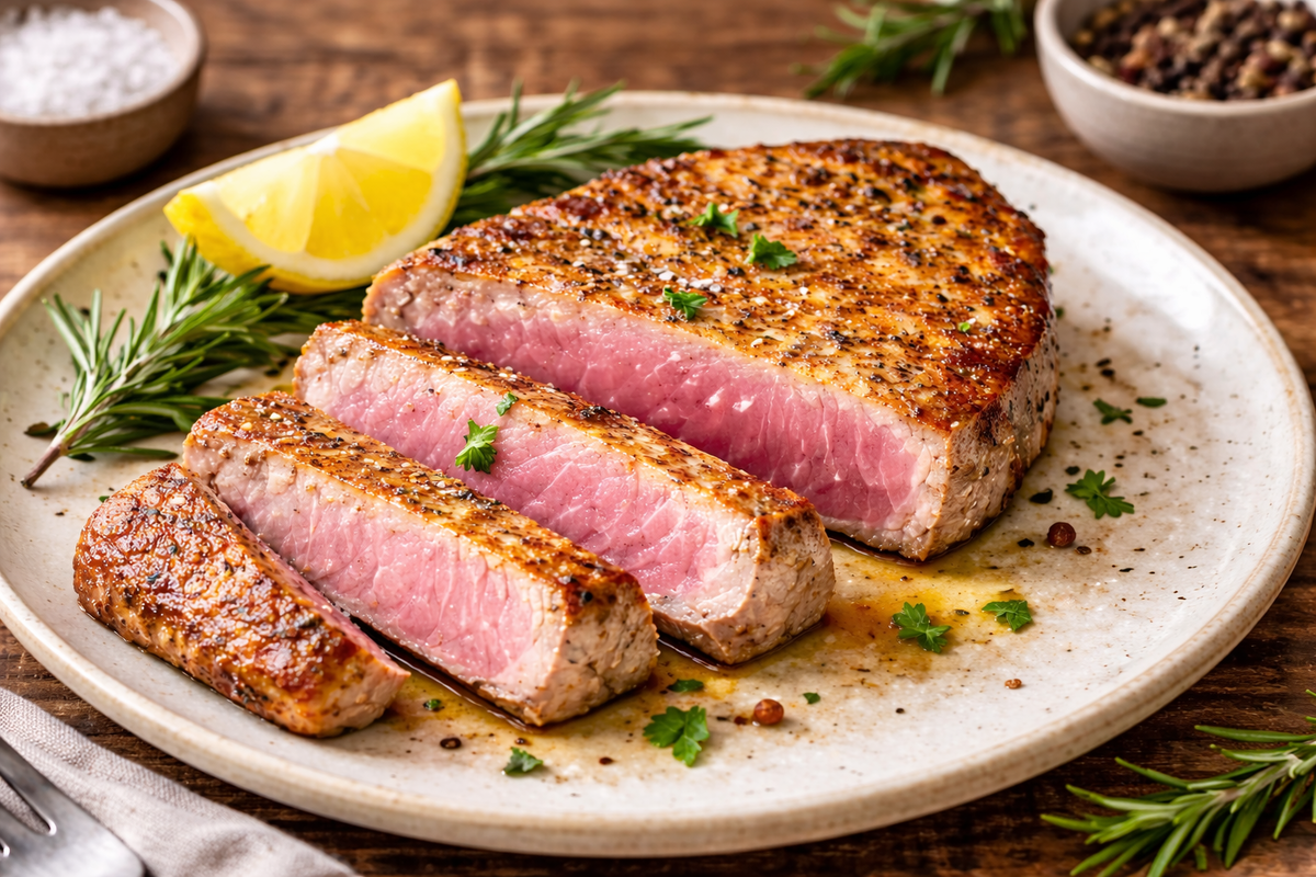 Тунец в аэрогриле