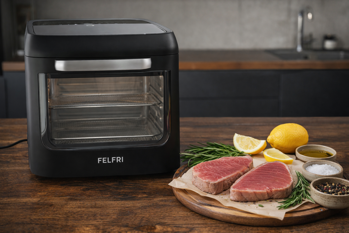 Тунец в аэрогриле