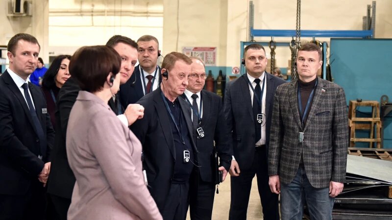     Глава Барнаула Вячеслав Франк посетил крупное городское предприятие «Тонар плюс». Фото предоставлено пресс-службой Администрации Барнаула.