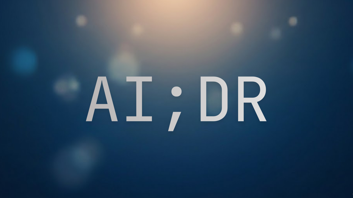    В сети новая аббревиатура «AI;DR»