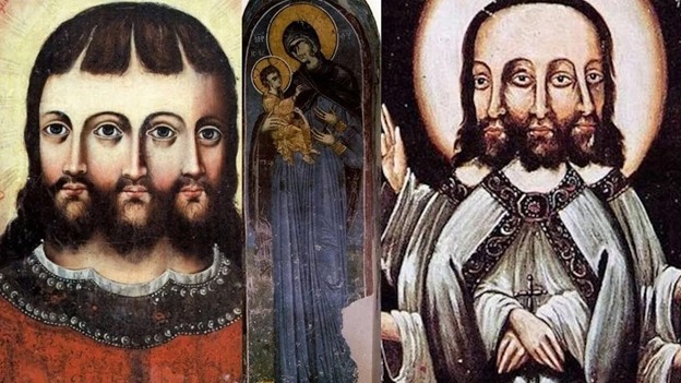 Смесоипостасные иконы Фото из открытого доступа