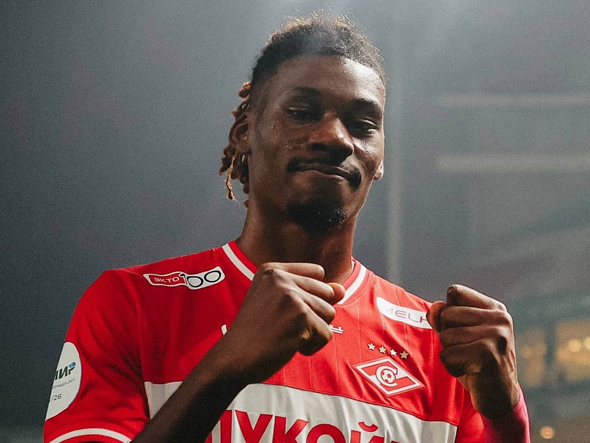 Центральный защитник московского "Спартака" камерунец Кристофер Ву. Фото из интернета.