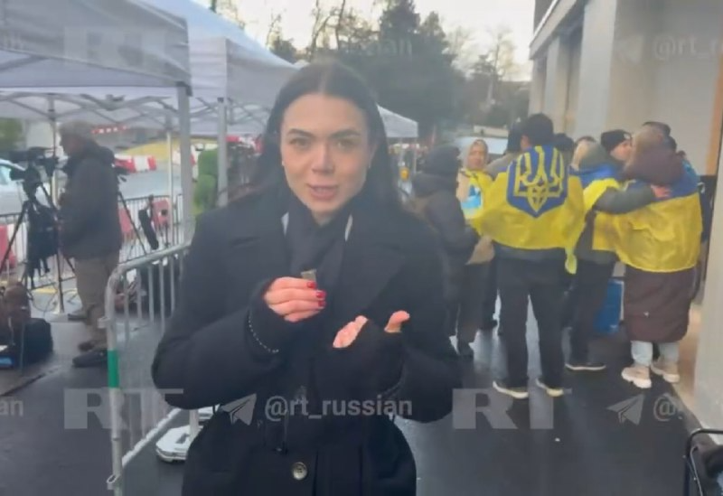    В Женеве собралась небольшая группа украинских активистов