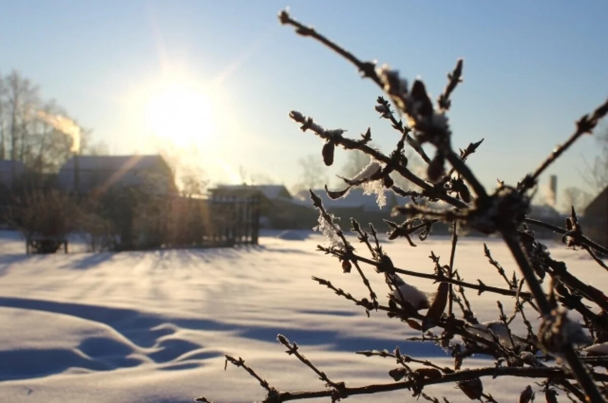    На Свердловскую область надвигаются 20-градусные морозы