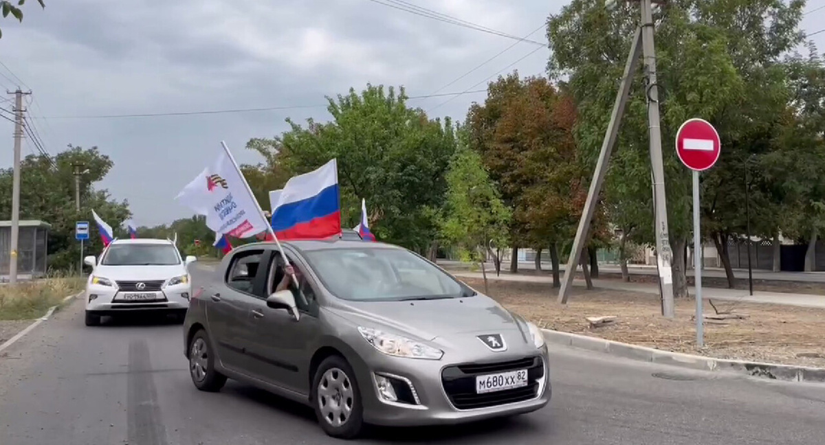    Скриншот видеосюжета администрации Херсонской области
