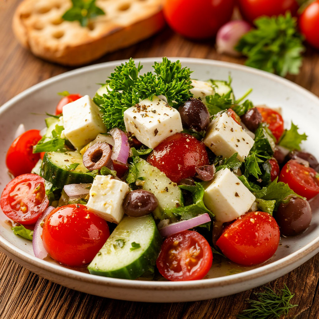 САЛАТ ГРЕЧЕСКИЙ