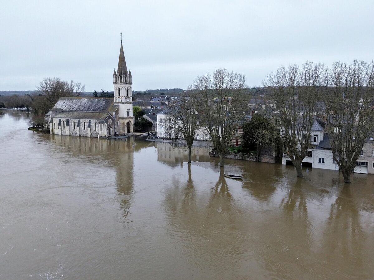    Последствия длительных дождей на западе Франции | © REUTERS / Stephane Mahe