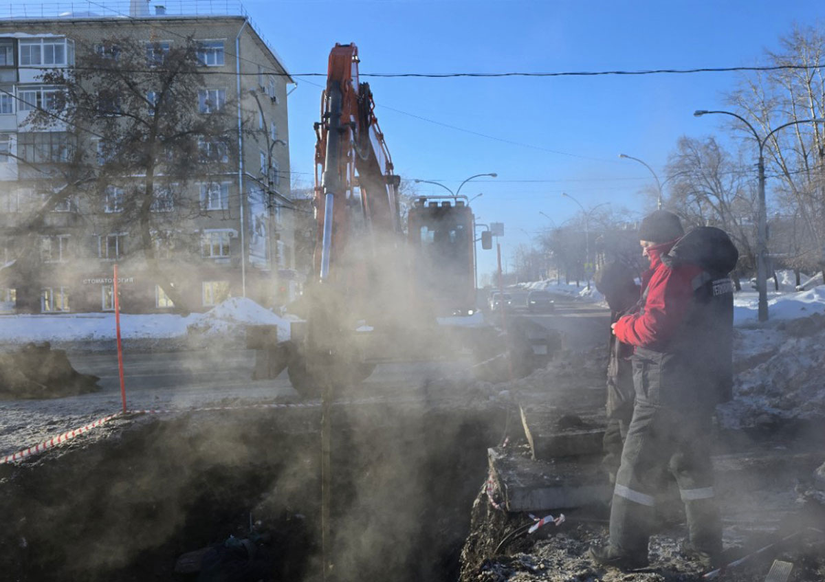    В Каменске-Уральском без горячей воды остались 44 дома из-за аварии на сети