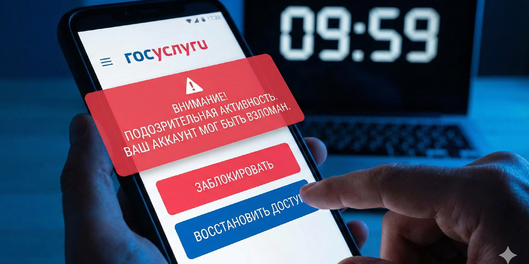 Взлом Госуслуг: Что делать в первые 10 минут, если вы не можете войти в кабинет