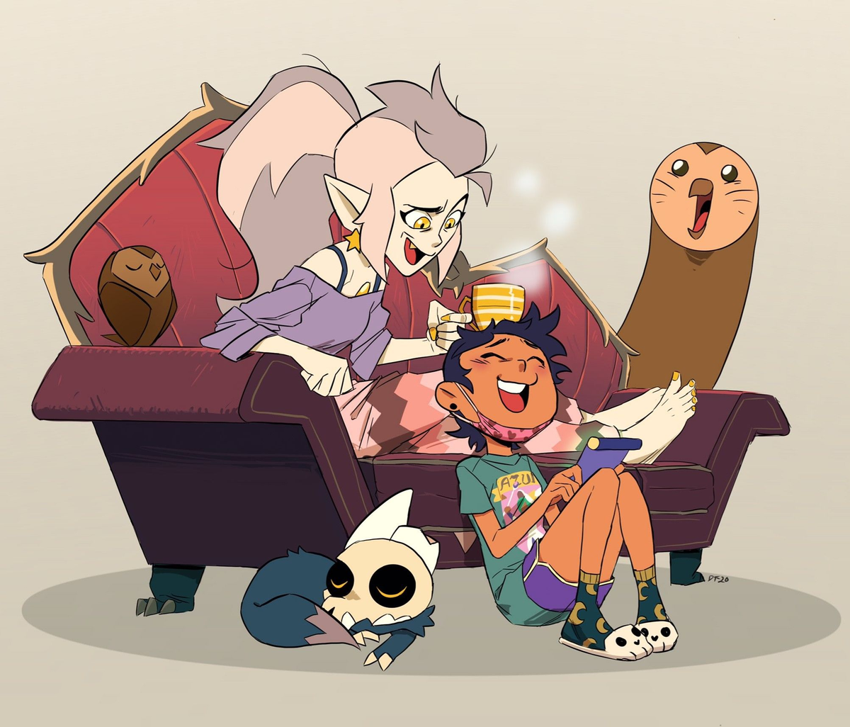 Арт по сериалу "Совиный дом"