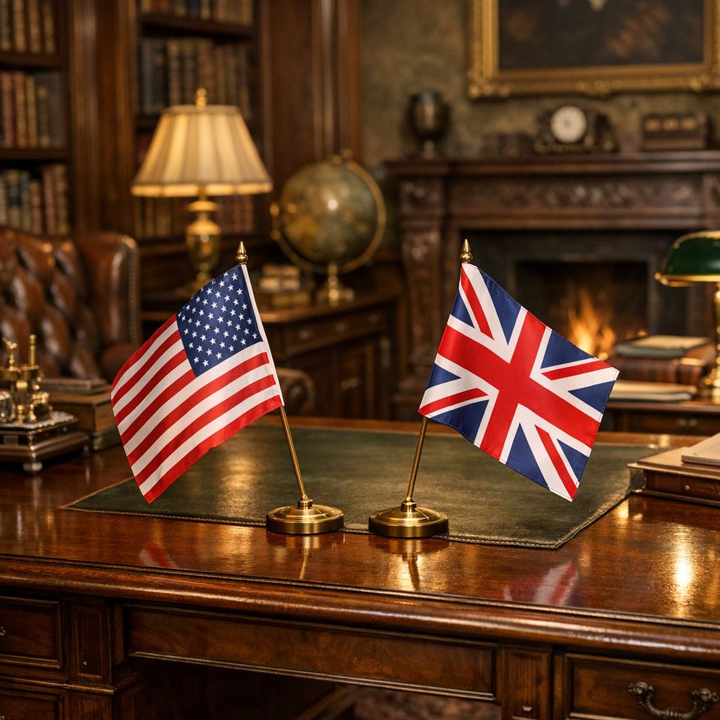    США и Британия флажки ИИ