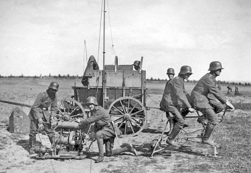 Тандемный велосипедный генератор 1916