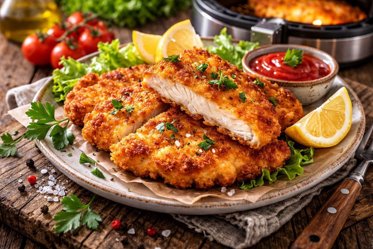 Шницель в аэрогриле