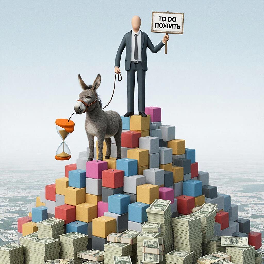 Карьерная лестница ведет на вершину, с которой уже ничего не видно, кроме себя самого