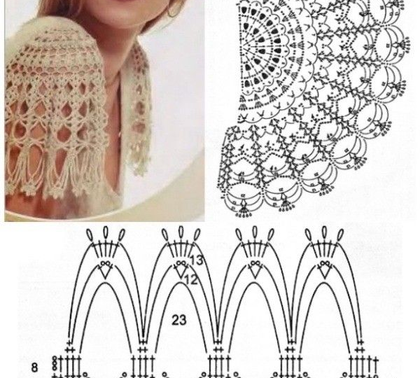 Как за час превратить обычную майку в дизайнерскую вещь: вяжем рукав-крылышко по схеме