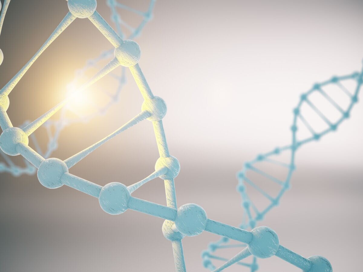    Замороженная молекула ДНК | © Fotolia / peshkov