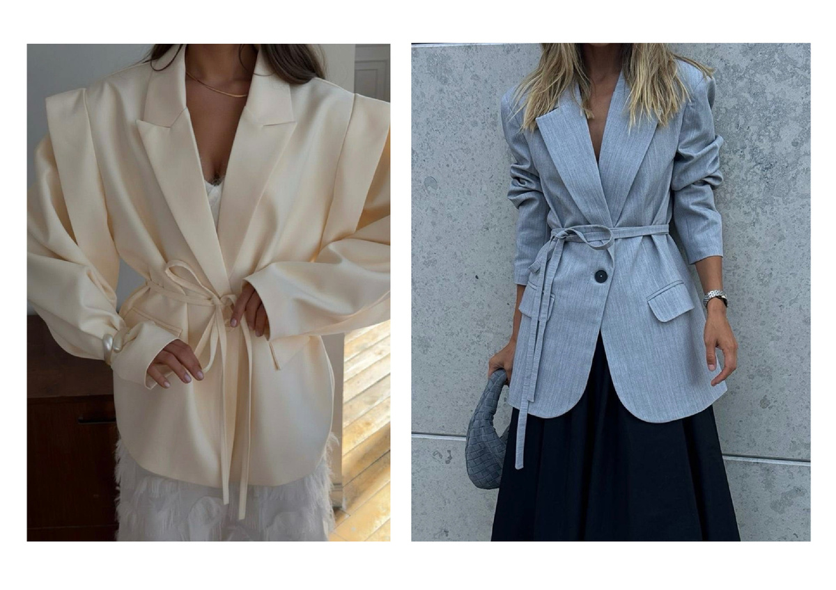 Вариации удлиненного жакета на весну 2026